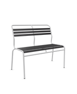 Schaffner Säntis Banc à lattes 2 places sans accoudoirs