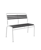 Schaffner Säntis Banc à lattes 2 places sans accoudoirs