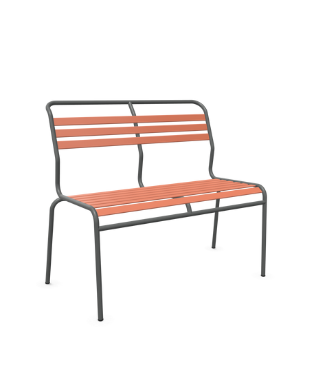 Schaffner Säntis Banc à lattes 2 places sans accoudoirs