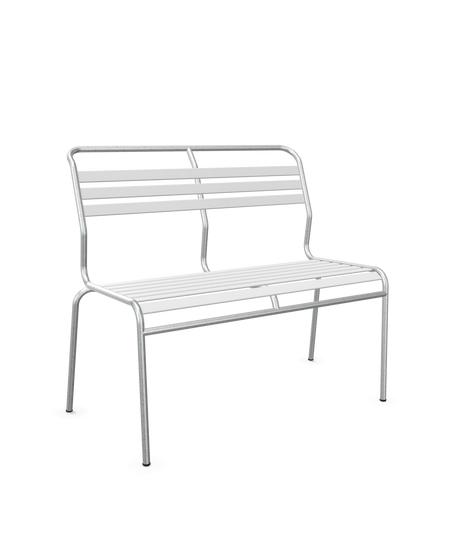 Schaffner Säntis Banc à lattes 2 places sans accoudoirs