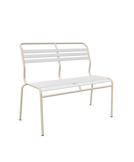 Schaffner Säntis Banc à lattes 2 places sans accoudoirs