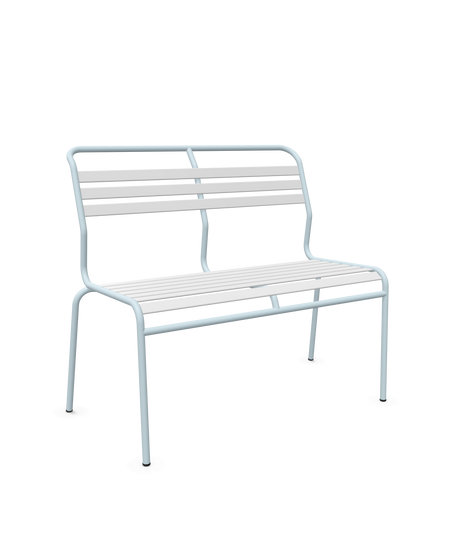 Schaffner Säntis Banc à lattes 2 places sans accoudoirs