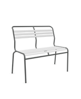 Schaffner Säntis Banc à lattes 2 places sans accoudoirs
