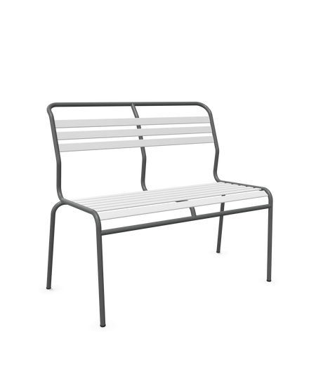 Schaffner Säntis Banc à lattes 2 places sans accoudoirs