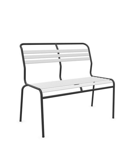 Schaffner Säntis Banc à lattes 2 places sans accoudoirs