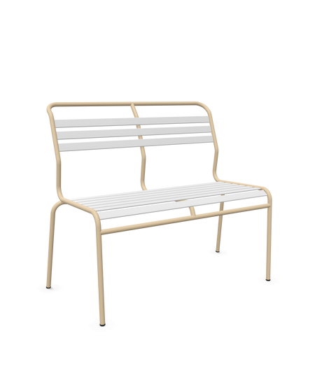 Schaffner Säntis Banc à lattes 2 places sans accoudoirs