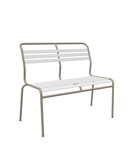 Schaffner Säntis Banc à lattes 2 places sans accoudoirs