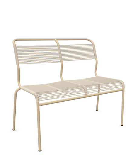 Schaffner Säntis Banc Spaghetti 2 places sans accoudoirs