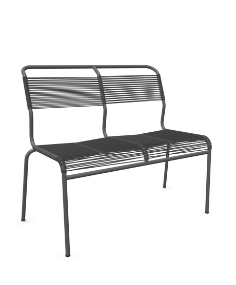 Schaffner Säntis Banc Spaghetti 2 places sans accoudoirs