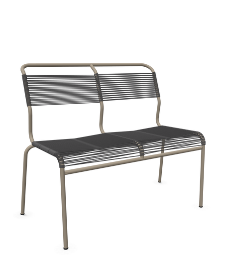 Schaffner Säntis Banc Spaghetti 2 places sans accoudoirs