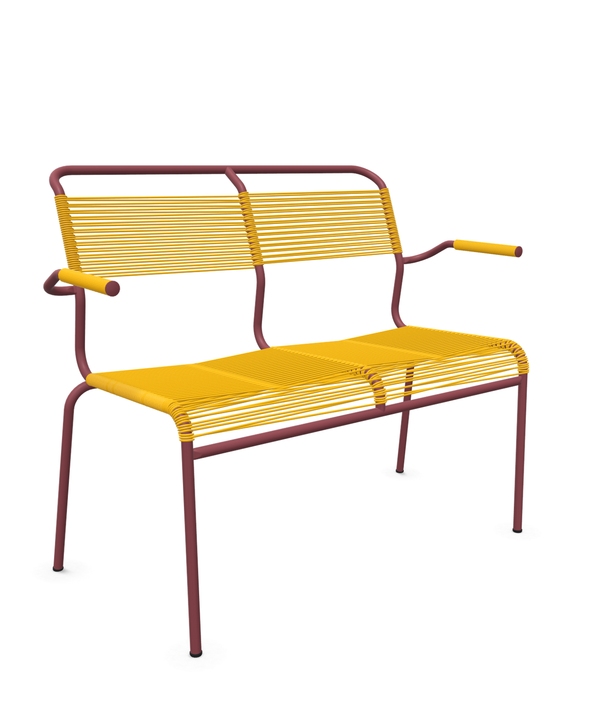 Schaffner Säntis Banc Spaghetti 2 places avec accoudoirs