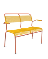 Schaffner Säntis Banc Spaghetti 2 places avec accoudoirs