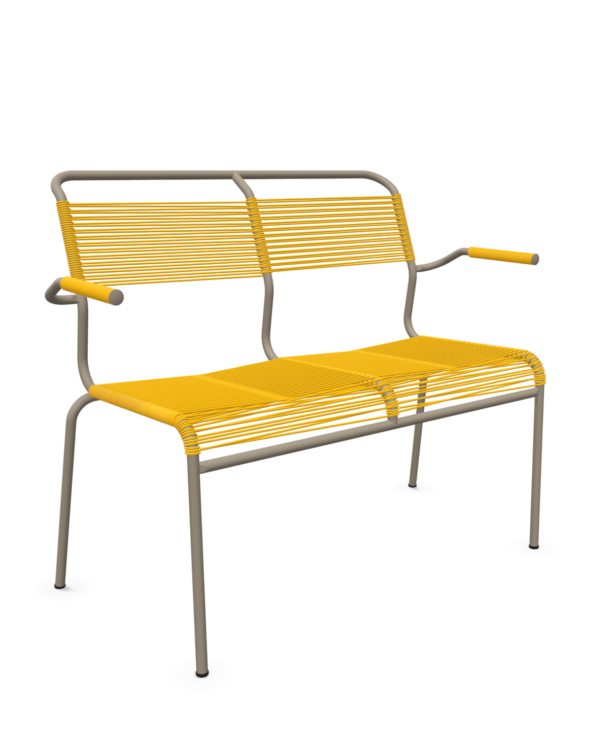 Schaffner Säntis Banc Spaghetti 2 places avec accoudoirs