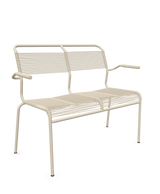Schaffner Säntis Banc Spaghetti 2 places avec accoudoirs