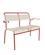 Schaffner Säntis Banc Spaghetti 2 places avec accoudoirs