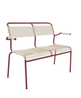 Schaffner Säntis Banc Spaghetti 2 places avec accoudoirs