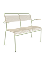 Schaffner Säntis Banc Spaghetti 2 places avec accoudoirs