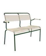 Schaffner Säntis Banc Spaghetti 2 places avec accoudoirs