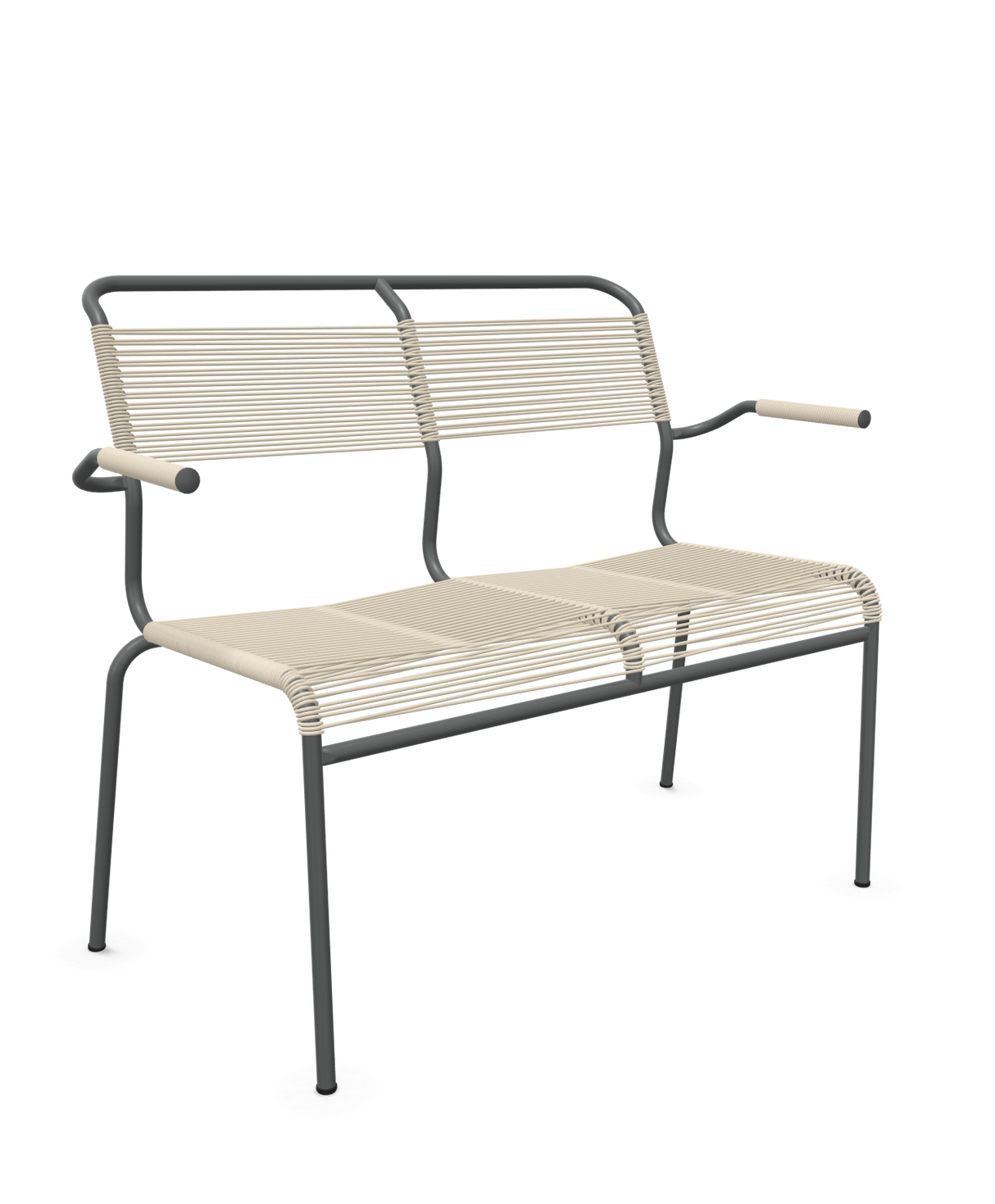 Schaffner Säntis Banc Spaghetti 2 places avec accoudoirs