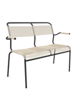 Schaffner Säntis Banc Spaghetti 2 places avec accoudoirs