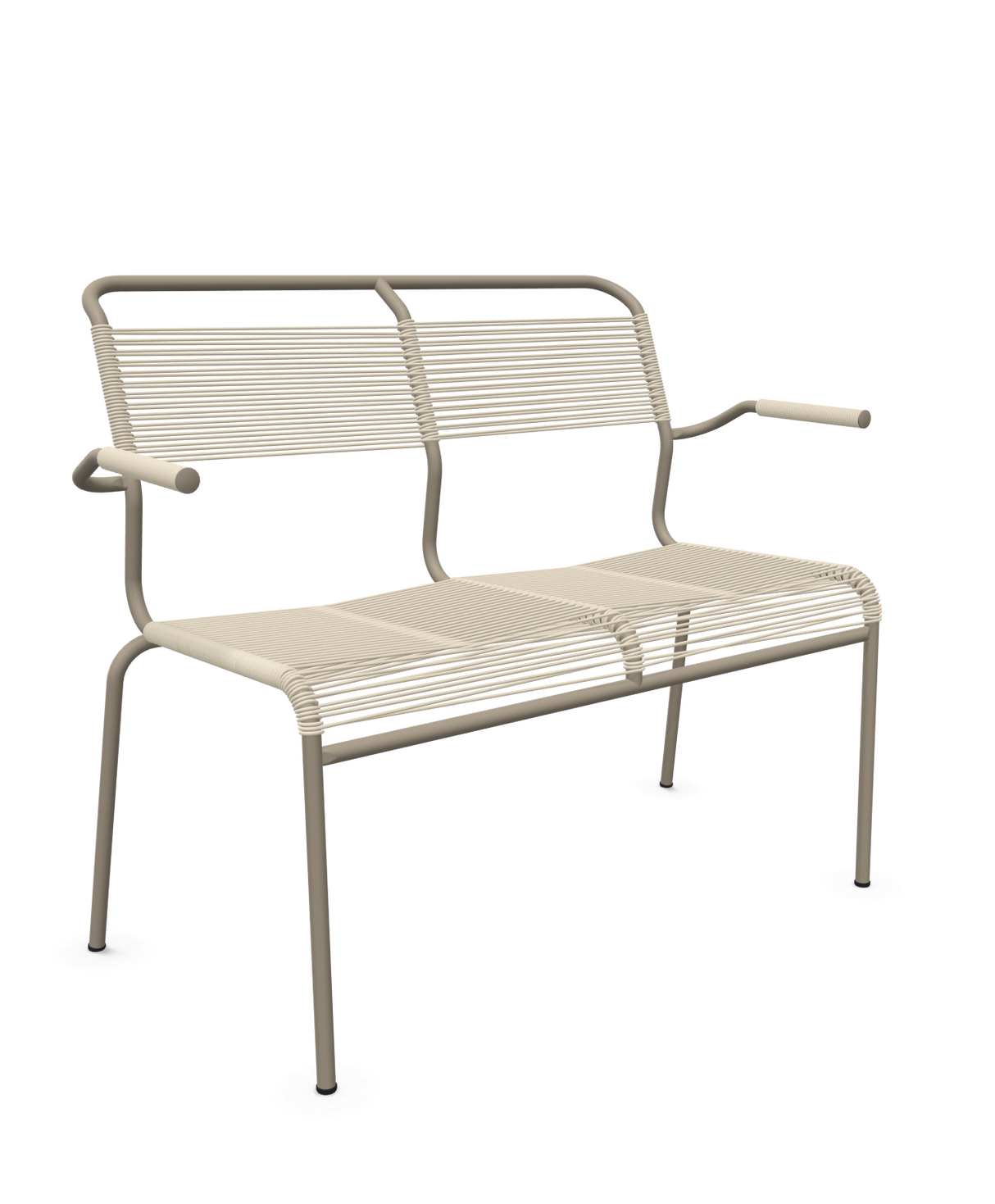 Schaffner Säntis Banc Spaghetti 2 places avec accoudoirs