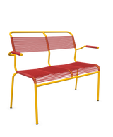 Schaffner Säntis Banc Spaghetti 2 places avec accoudoirs