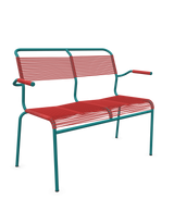 Schaffner Säntis Banc Spaghetti 2 places avec accoudoirs