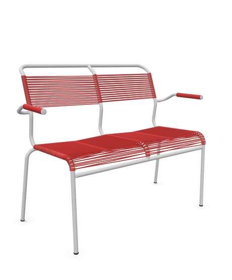 Schaffner <i data-tl='85B72554>Säntis</i> Bank Spaghetti 2-Sitzer mit Armlehnen