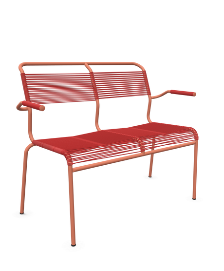 Schaffner <i data-tl='85B72554>Säntis</i> Bank Spaghetti 2-Sitzer mit Armlehnen