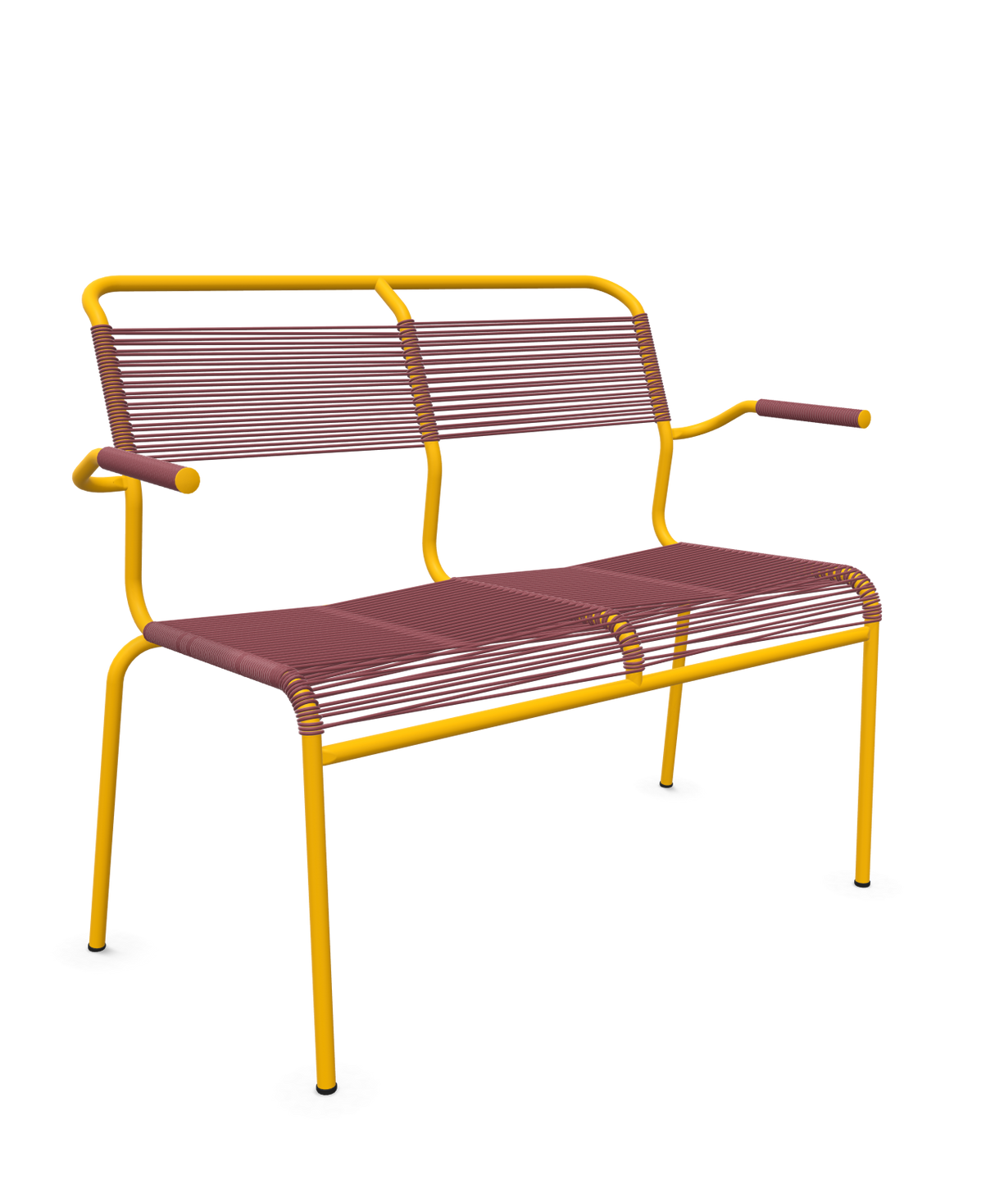 Schaffner Säntis Banc Spaghetti 2 places avec accoudoirs
