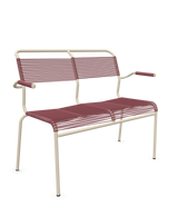 Schaffner Säntis Banc Spaghetti 2 places avec accoudoirs