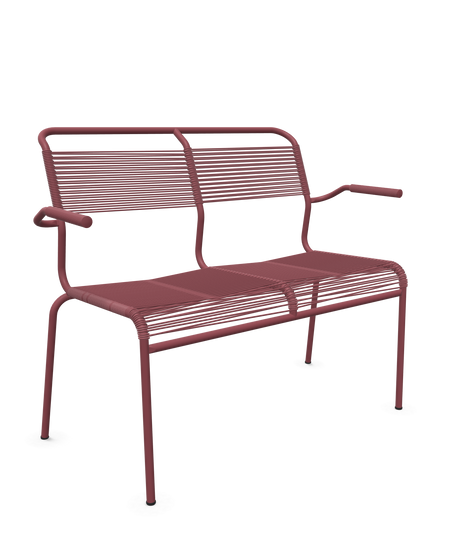 Schaffner <i data-tl='85B72554>Säntis</i> Bank Spaghetti 2-Sitzer mit Armlehnen