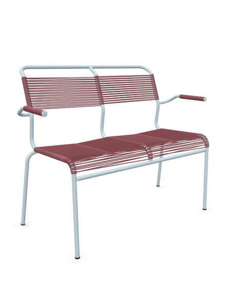 Schaffner <i data-tl='85B72554>Säntis</i> Bank Spaghetti 2-Sitzer mit Armlehnen