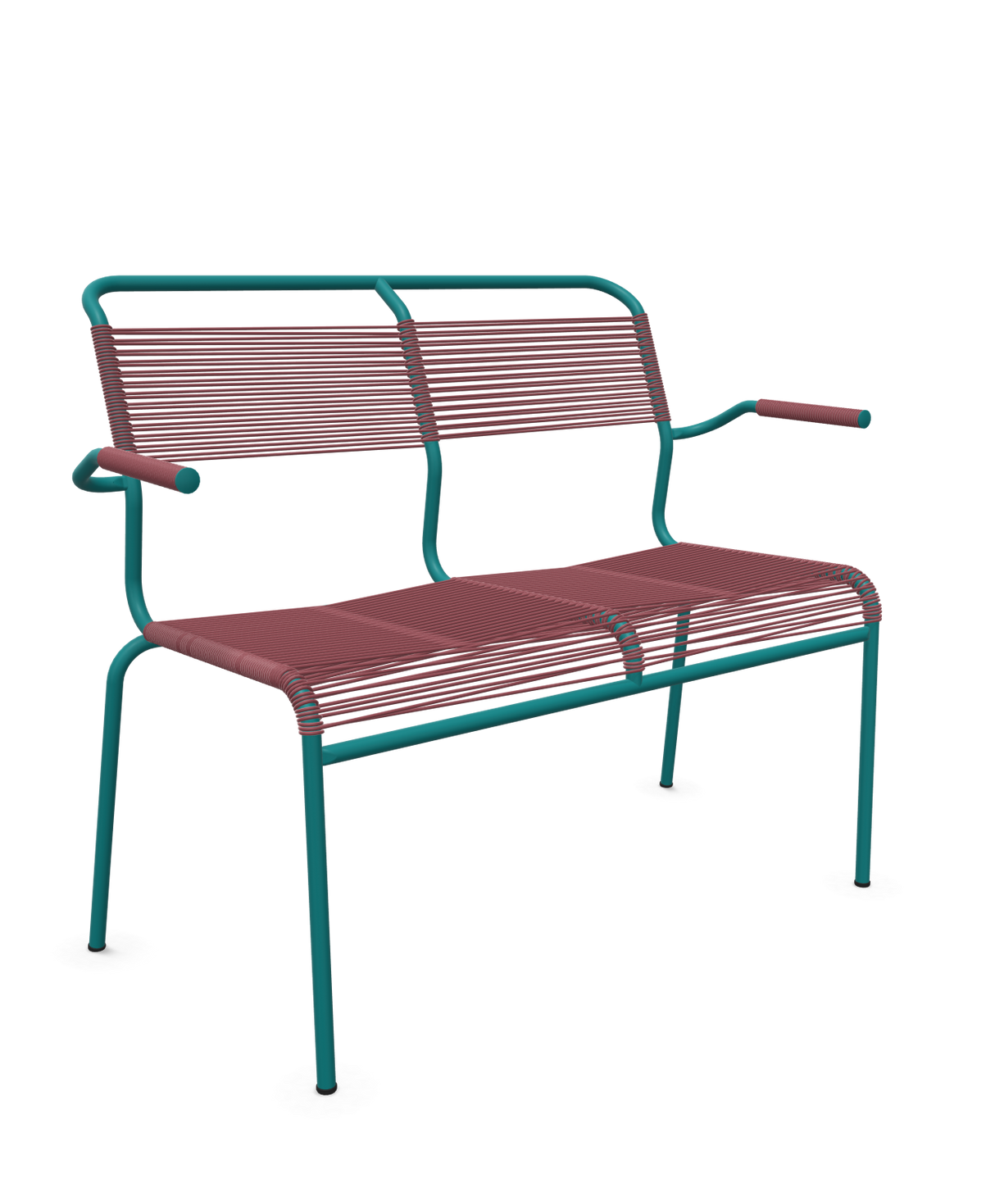 Schaffner Säntis Banc Spaghetti 2 places avec accoudoirs