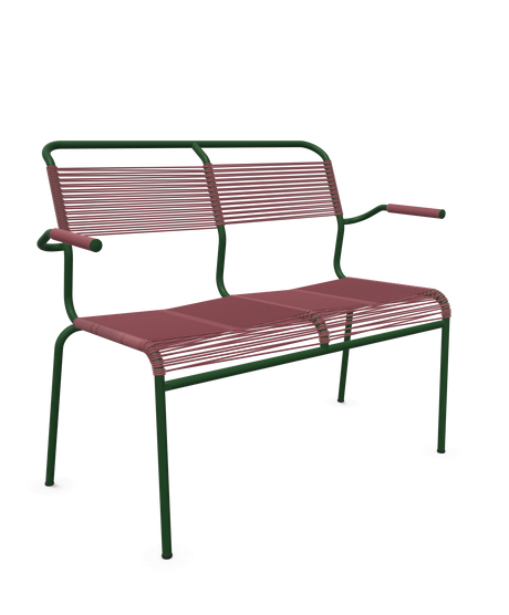 Schaffner <i data-tl='85B72554>Säntis</i> Bank Spaghetti 2-Sitzer mit Armlehnen