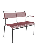 Schaffner Säntis Banc Spaghetti 2 places avec accoudoirs