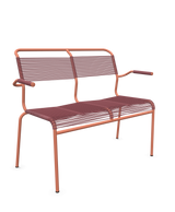 Schaffner Säntis Banc Spaghetti 2 places avec accoudoirs