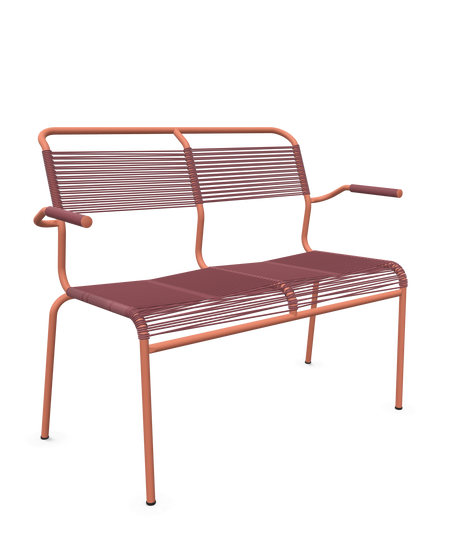 Schaffner <i data-tl='85B72554>Säntis</i> Bank Spaghetti 2-Sitzer mit Armlehnen