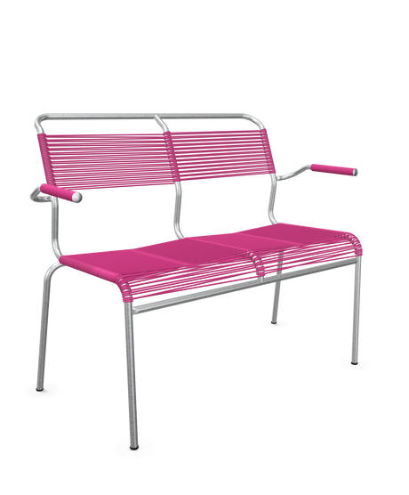 Schaffner <i data-tl='85B72554>Säntis</i> Bank Spaghetti 2-Sitzer mit Armlehnen