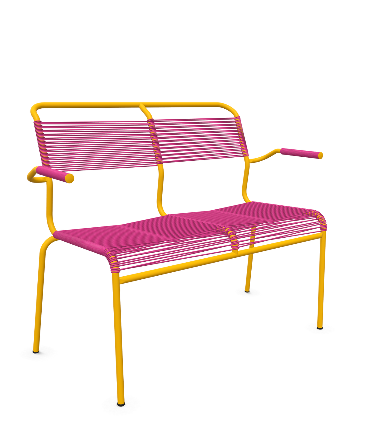 Schaffner Säntis Banc Spaghetti 2 places avec accoudoirs