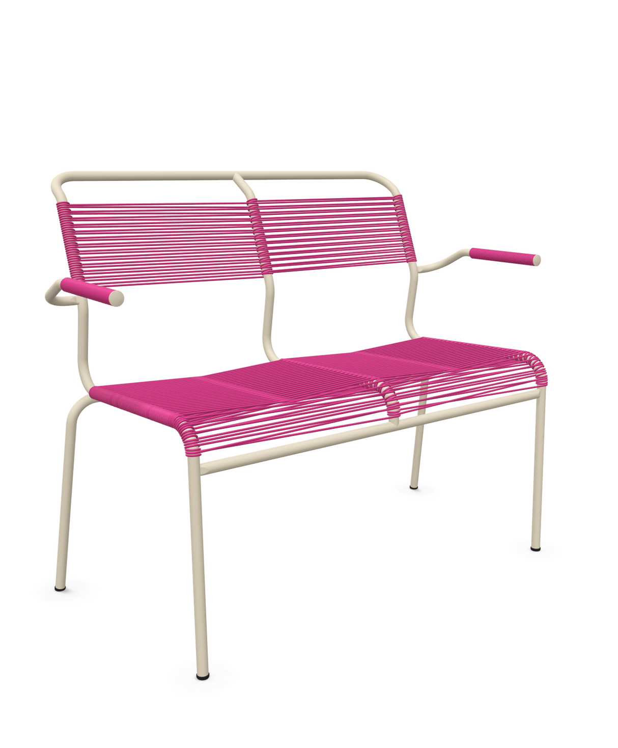 Schaffner Säntis Banc Spaghetti 2 places avec accoudoirs