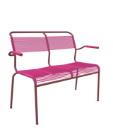 Schaffner Säntis Banc Spaghetti 2 places avec accoudoirs