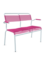 Schaffner Säntis Banc Spaghetti 2 places avec accoudoirs