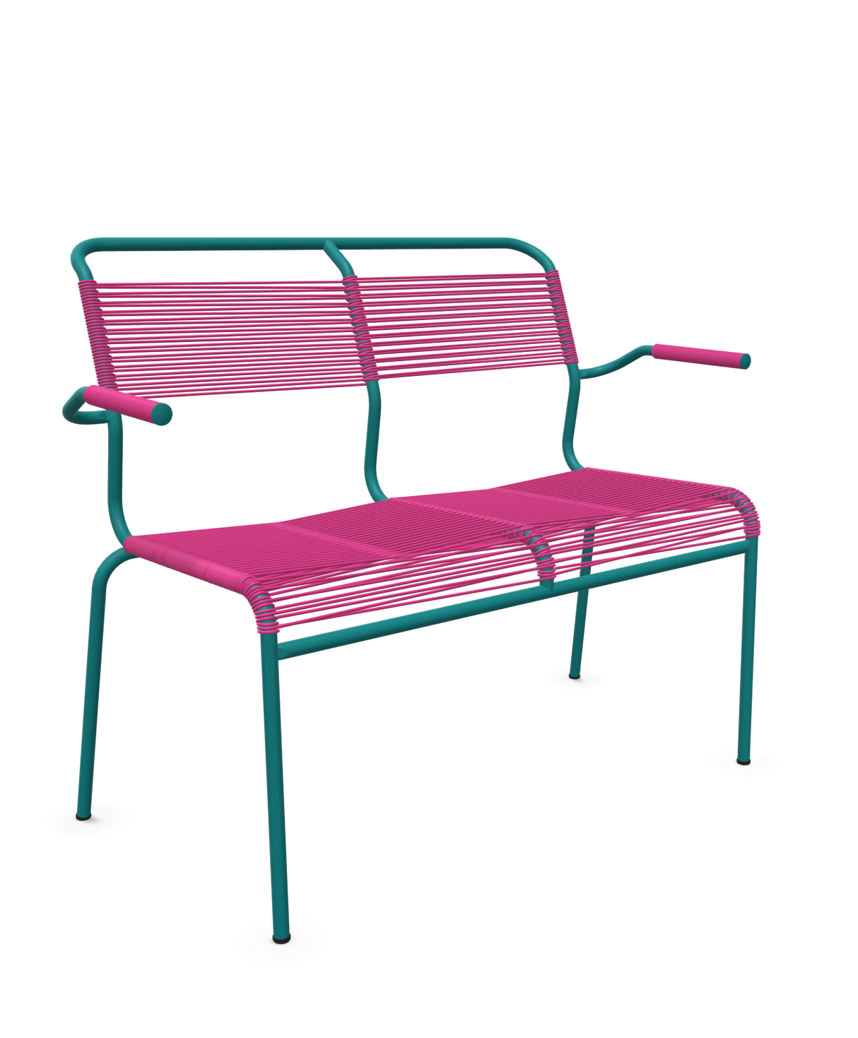 Schaffner Säntis Banc Spaghetti 2 places avec accoudoirs