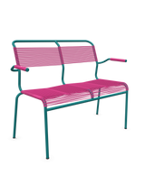 Schaffner Säntis Banc Spaghetti 2 places avec accoudoirs