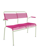 Schaffner Säntis Banc Spaghetti 2 places avec accoudoirs