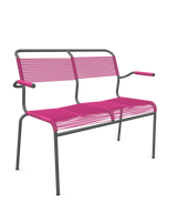 Schaffner Säntis Banc Spaghetti 2 places avec accoudoirs