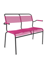 Schaffner Säntis Banc Spaghetti 2 places avec accoudoirs