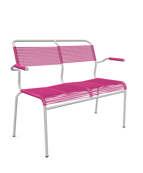 Schaffner <i data-tl='85B72554>Säntis</i> Bank Spaghetti 2-Sitzer mit Armlehnen