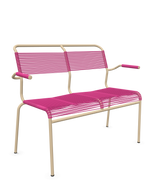 Schaffner Säntis Banc Spaghetti 2 places avec accoudoirs